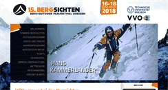 Desktop Screenshot of bergsichten.de