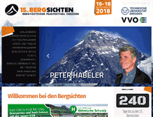 Tablet Screenshot of bergsichten.de
